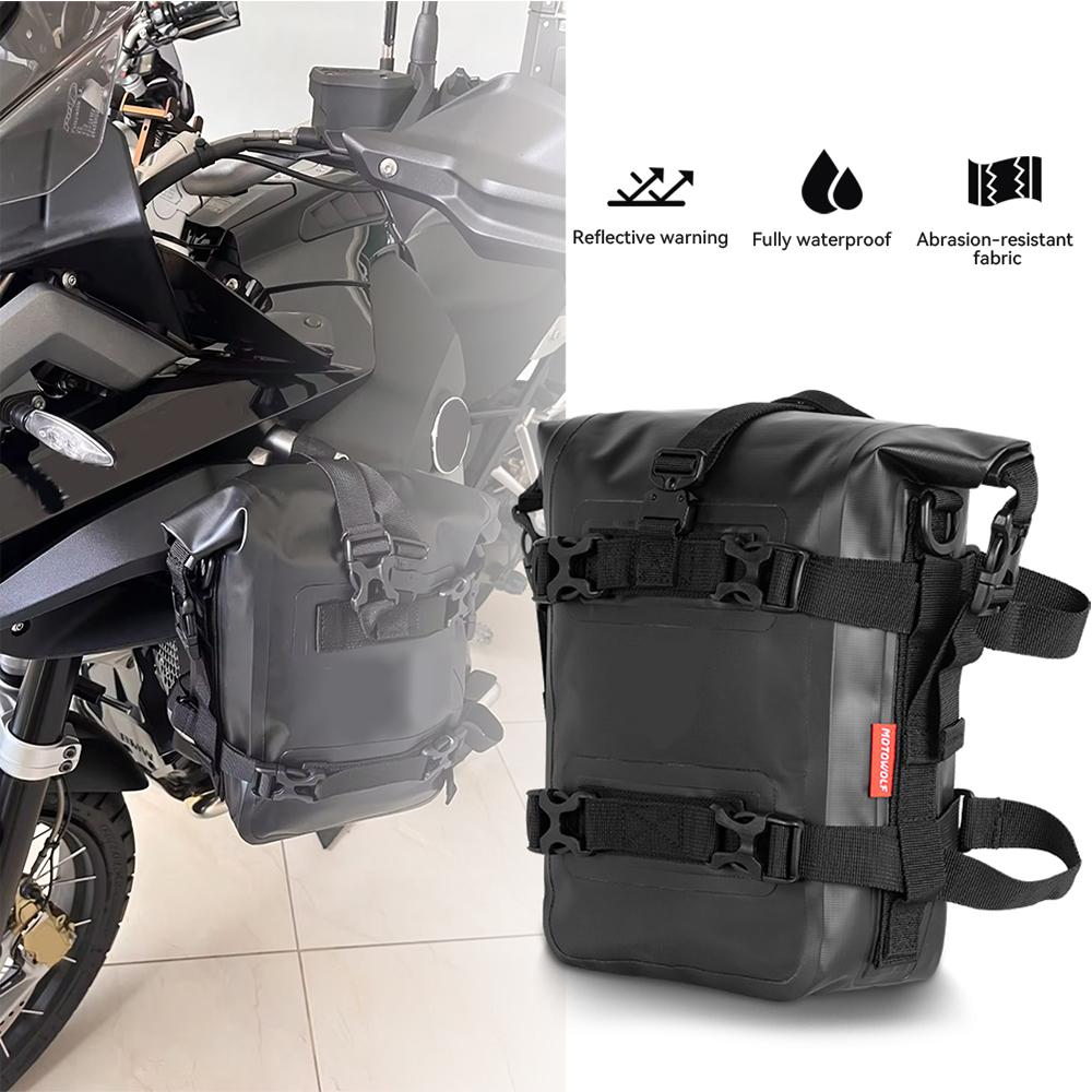 Motorcycle Crash Bar Waterproof Dry Bag - Motorbumper Crash Bar Tas Dry Bag