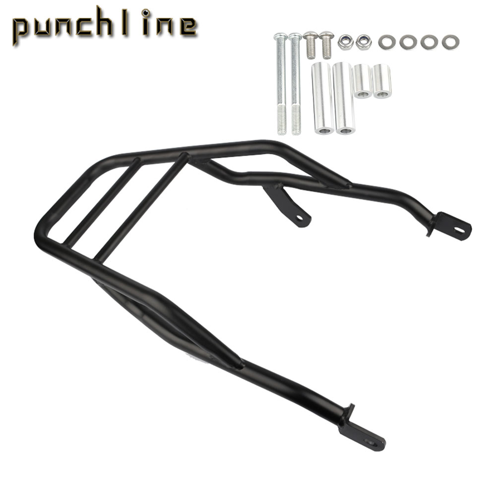 Motorcycle Luggage Rack Rear Carrier Steel - Bagagerek voor achterop motorfiets, geschikt voor