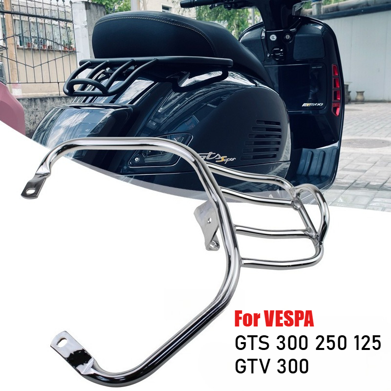 Motorcycle Luggage Rack Rear Carrier Steel - Voor VESPA GTS300 GTV300 GTS 300