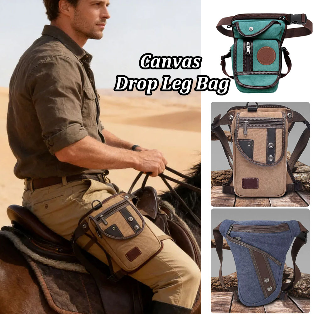Motorcycle Leg Bag Drop Thigh Pouch - Canvas Drop Leg Bag Outdoor heuptas