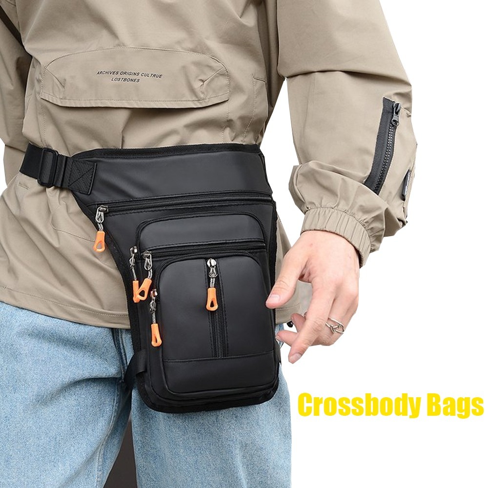 Motorcycle Leg Bag Drop Thigh Pouch - Waterdichte Drop Beenzak Heuptassen Heren Schoudertassen