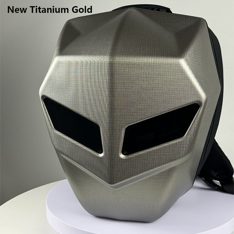 Motorcycle Helmet Backpack Waterproof Led - Knight fietsrugzak met oog Motorhelm Bluetooth