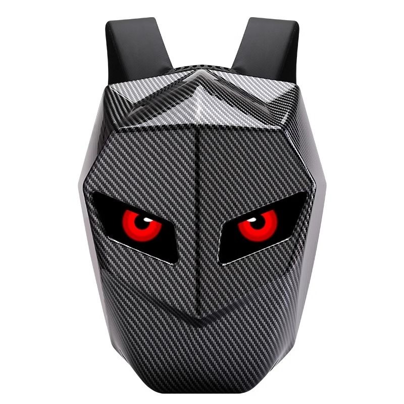 Motorcycle Helmet Backpack Waterproof Led - LED Knight Fietsrugzak met motorhelm, motorrugzakken,