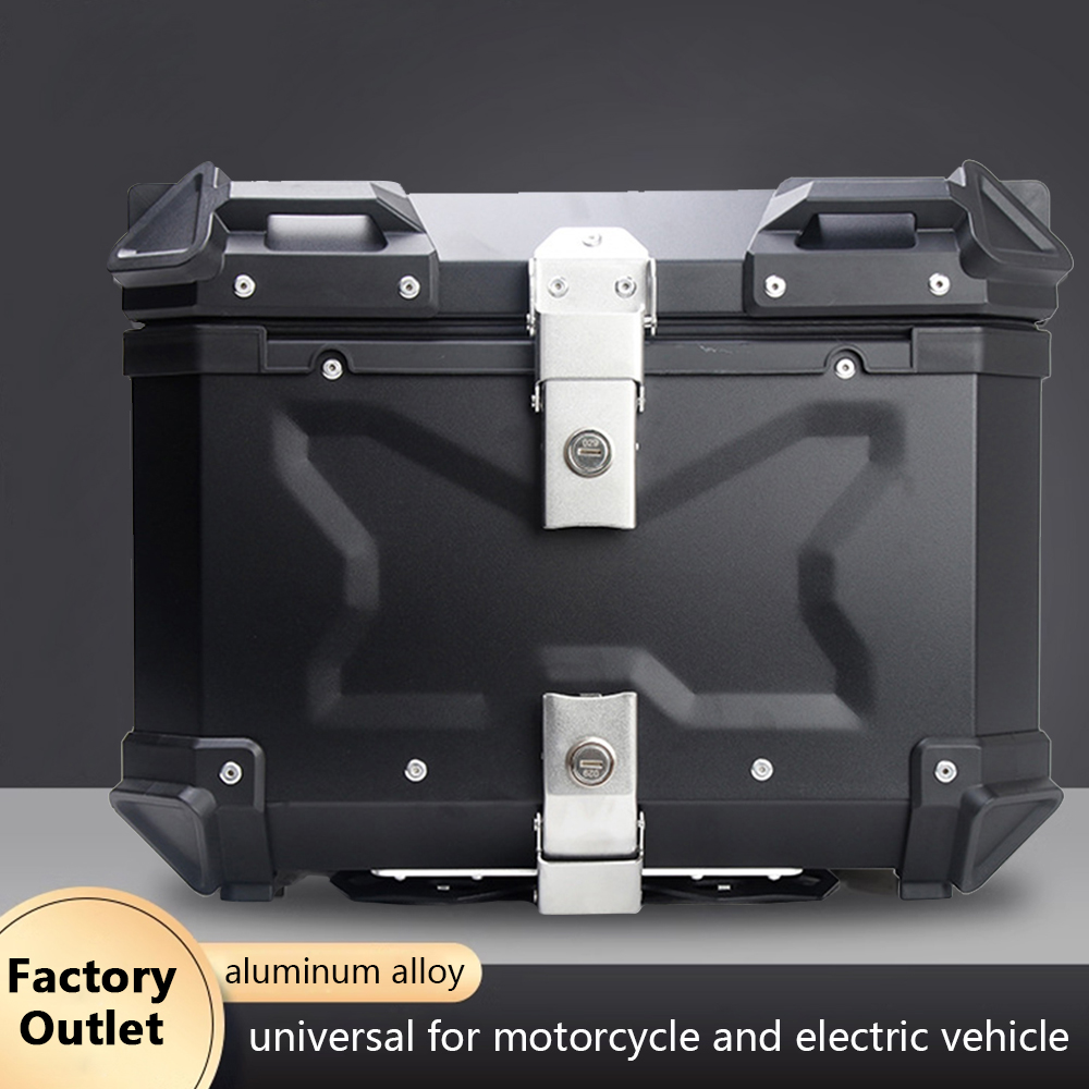 Aluminum Top Case Luggage Box 45L 55L - 45l 55l 65l 80l 100l Aluminium