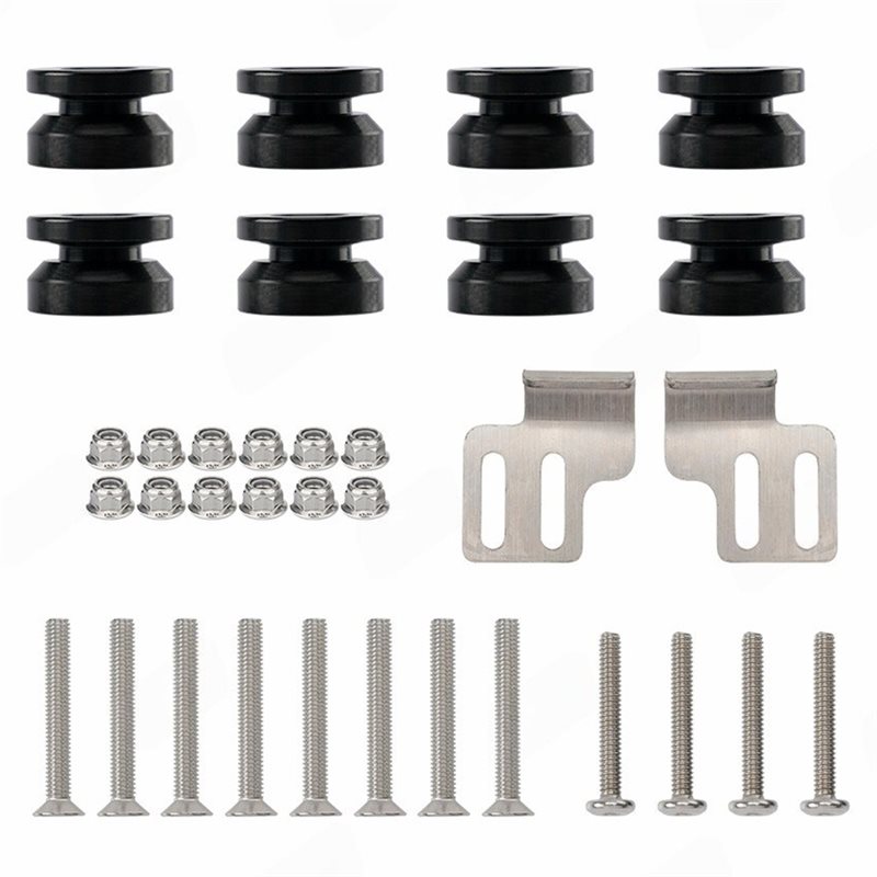 Pannier Mounting Bracket Rack Kit Motorcycle - ABOK-Motorfiets Aluminium Zijbox Bagagekoffer Bevestigingen Kofferrek