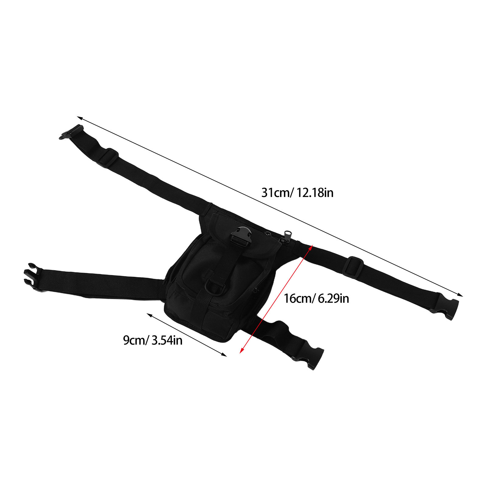 Zwarte motorfiets heuptas, wat - Motorcycle Leg Bag Drop Thigh Pouch recensie en prijs