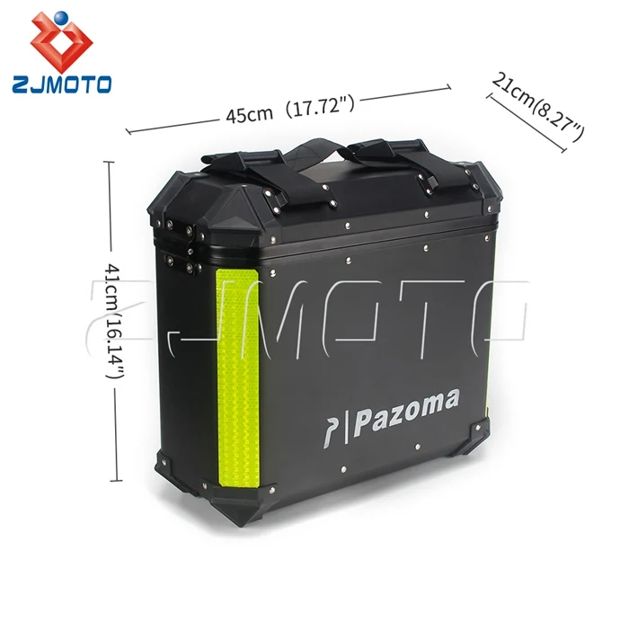 2 stuks aluminium zijtassen mo - Motorcycle Saddlebags Hard Luggage Panniers recensie en prijs