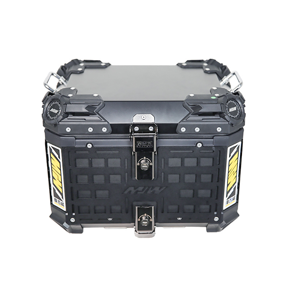 Nieuwe motor achterkoffer 45L  - Aluminum Top Case Luggage Box 45L 55L recensie en prijs