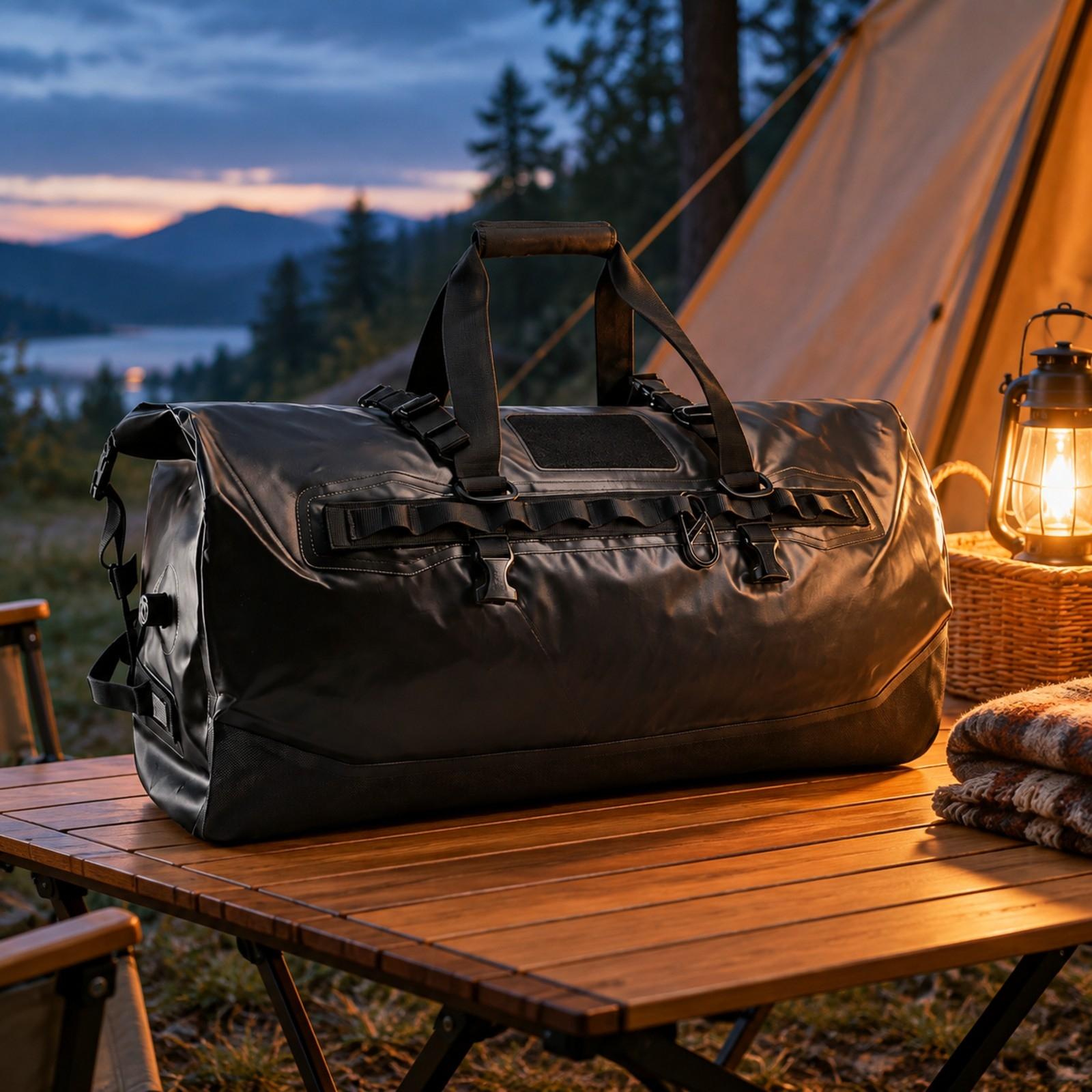 Waterdichte achtertas voor mot - Motorcycle Tail Bag Waterproof Roll Top recensie en prijs