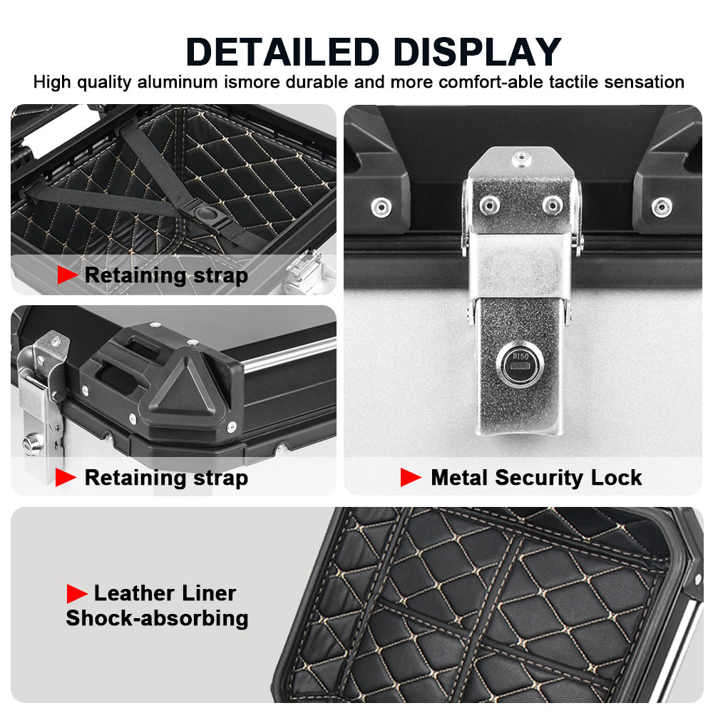 Voor BMW Voor VOGE 55L 45L Mot - Aluminum Top Case Luggage Box 45L 55L recensie en prijs
