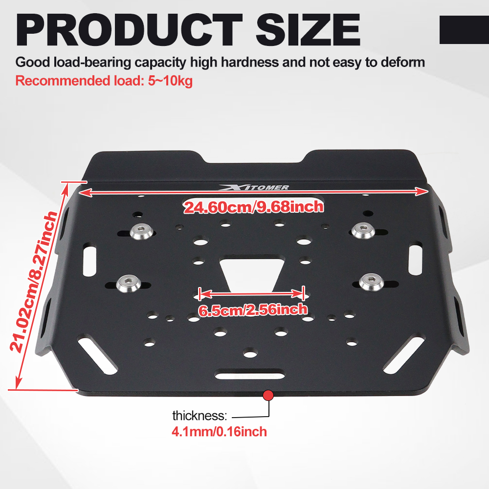 Motorfiets achterbagagedrager, - Motorcycle Luggage Rack Rear Carrier Steel recensie en prijs