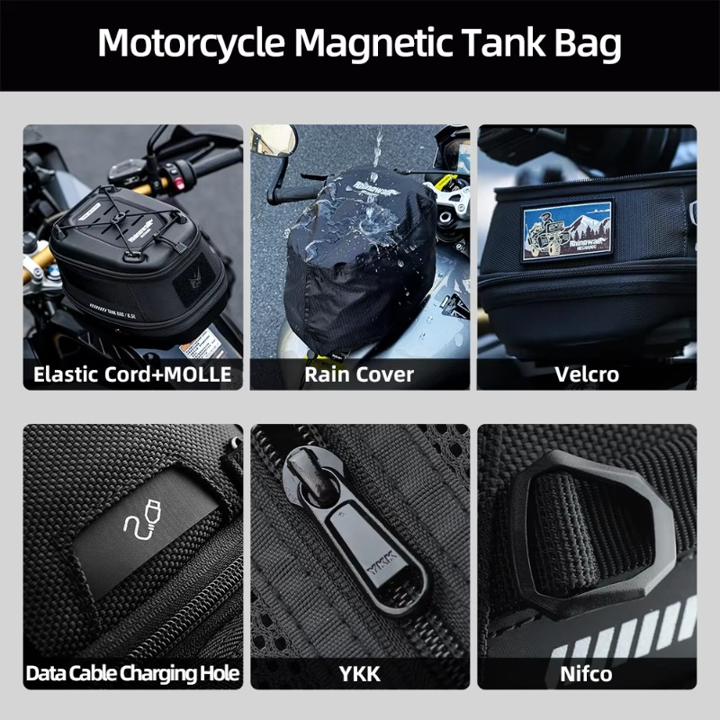 Voor SUZUKI V-Strom 250 650 85 - Motorcycle Tank Bag Magnetic Quick Release recensie en prijs