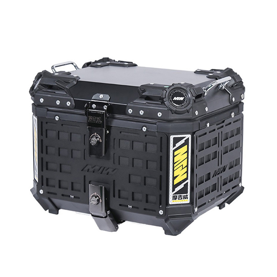 Nieuwe Aluminium Motor Topkoff - Aluminum Top Case Luggage Box 45L 55L recensie en prijs