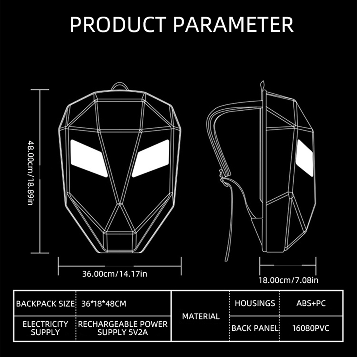LED Knight Fietsrugzak met oog - Motorcycle Helmet Backpack Waterproof Led recensie en prijs