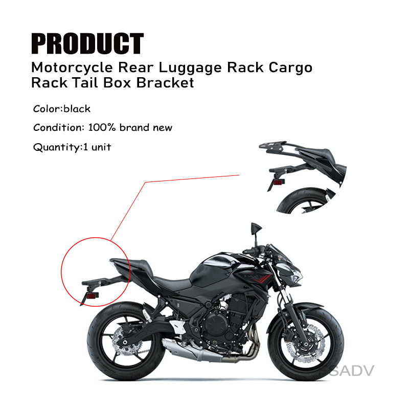 EX650 Z 650 Motorfiets Achterb - Motorcycle Luggage Rack Rear Carrier Steel recensie en prijs