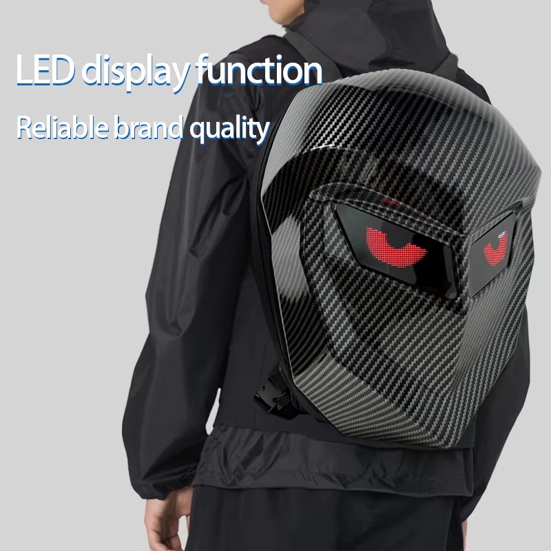 Motorfiets tas harde schaal wa - Motorcycle Helmet Backpack Waterproof Led recensie en prijs