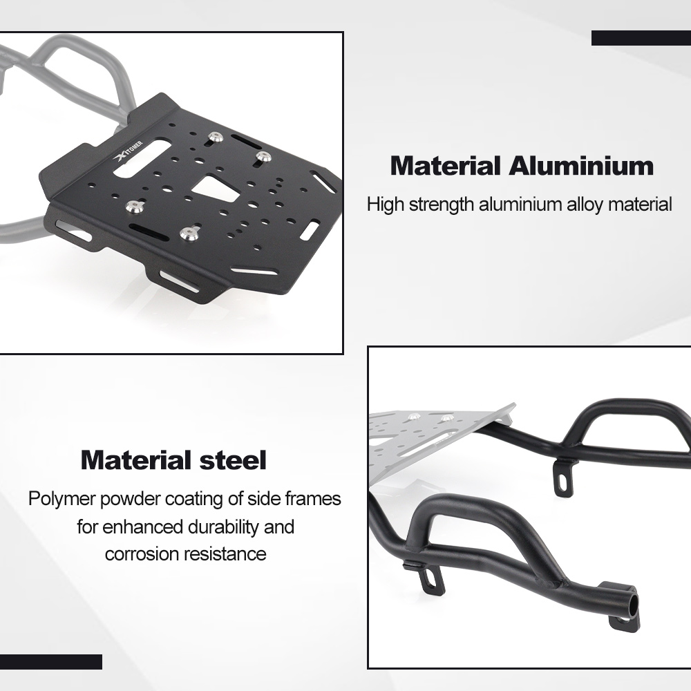 Motorfiets Achterbagagerek Voo - Motorcycle Luggage Rack Rear Carrier Steel recensie en prijs