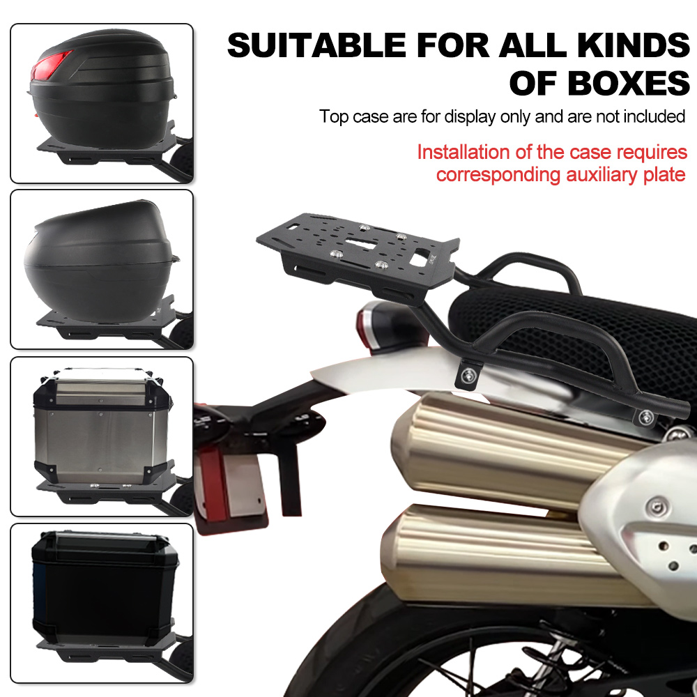 Motorfiets Achterbagagerek Voo - Motorcycle Luggage Rack Rear Carrier Steel recensie en prijs