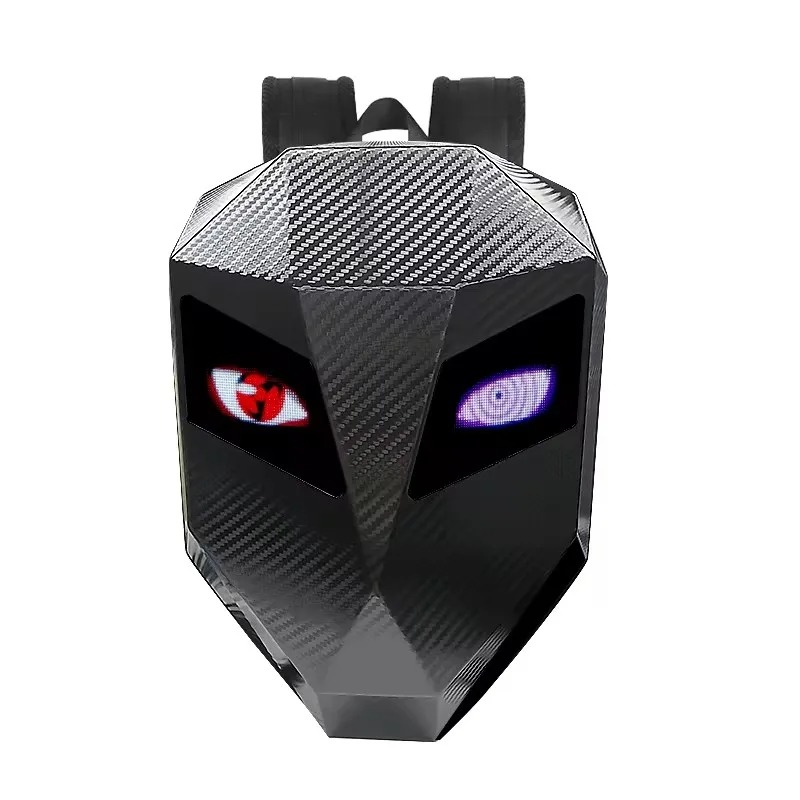 LED Knight Fietsrugzak met Oog - Motorcycle Helmet Backpack Waterproof Led recensie en prijs