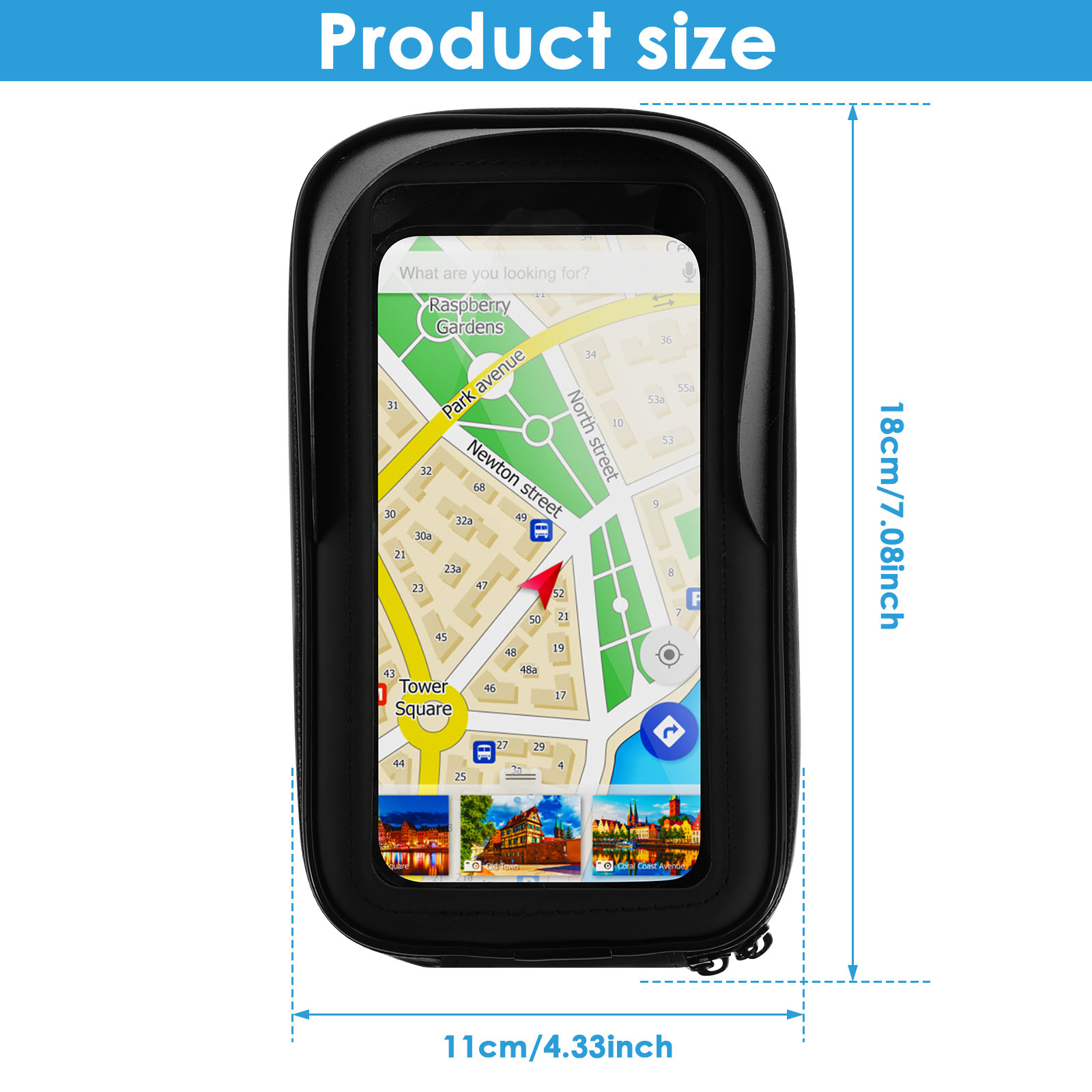 Motorfiets Telefoonhouder Tas  - Waterproof Motorcycle Handlebar Bag Pouch recensie en prijs