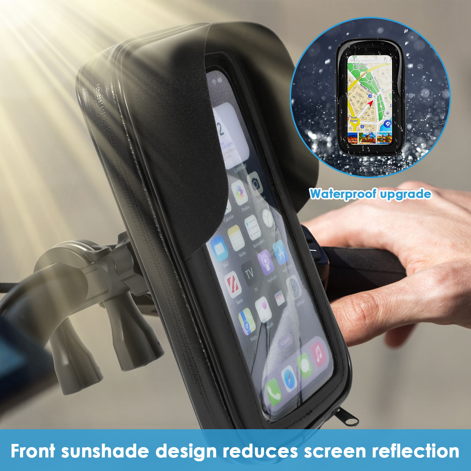 Motorfiets Telefoonhouder Tas  - Waterproof Motorcycle Handlebar Bag Pouch recensie en prijs