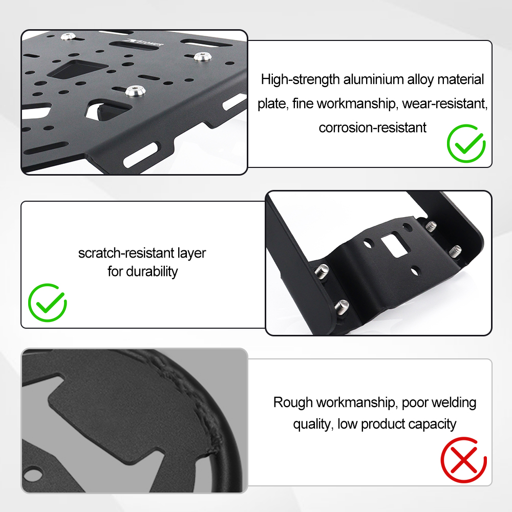 Motorfiets Achterbagagerek Ach - Motorcycle Luggage Rack Rear Carrier Steel recensie en prijs