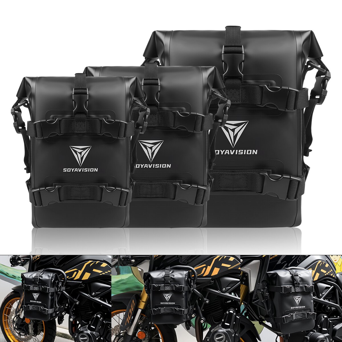 Outdoor tank zijtas motorfiets - Motorcycle Crash Bar Waterproof Dry Bag recensie en prijs