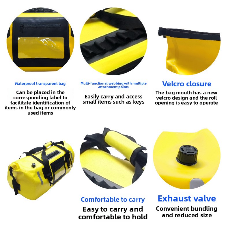 2026 Waterdichte motorfiets ac - Motorcycle Tail Bag Waterproof Roll Top recensie en prijs