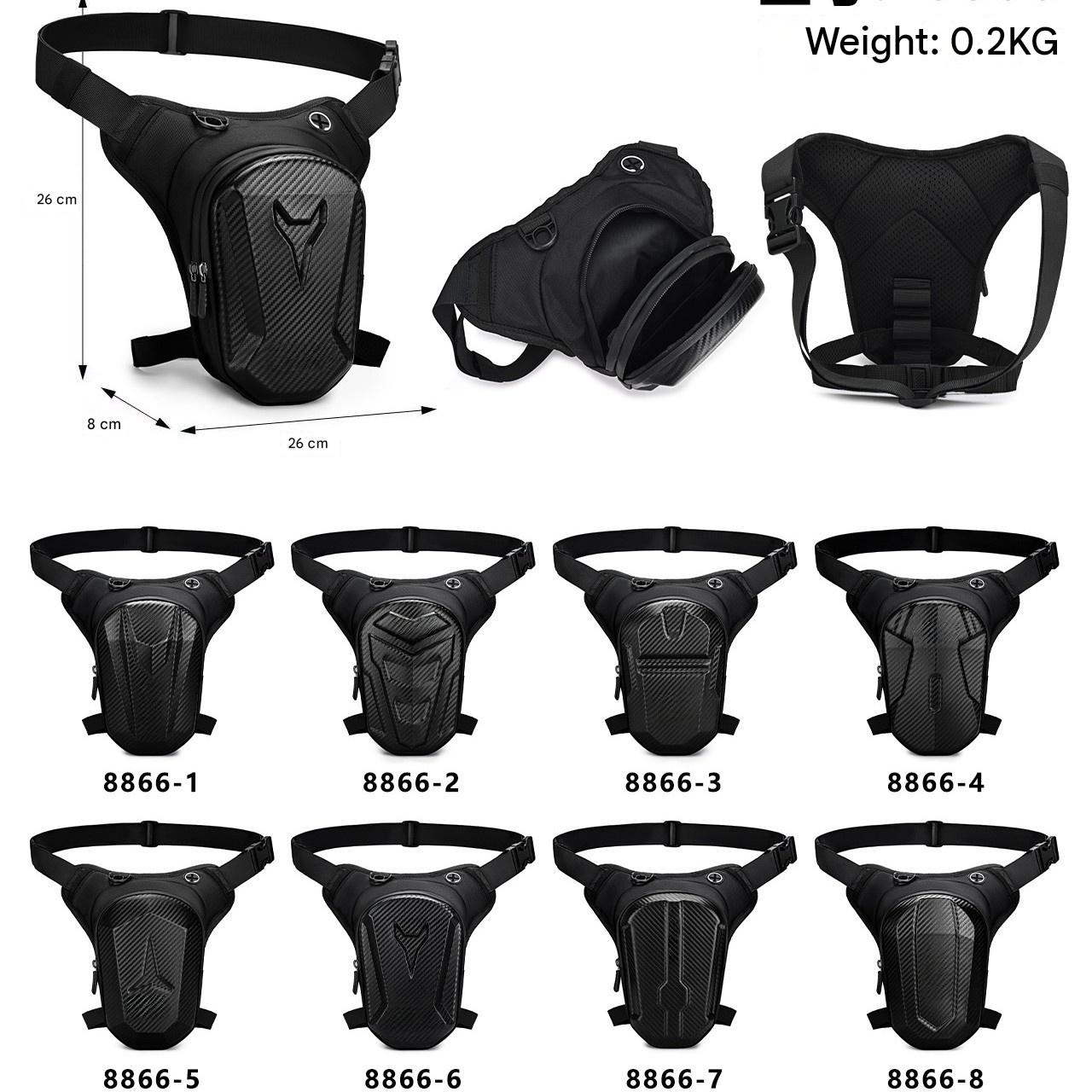 Motorfietsbeen-tas, waterdicht - Motorcycle Leg Bag Drop Thigh Pouch recensie en prijs