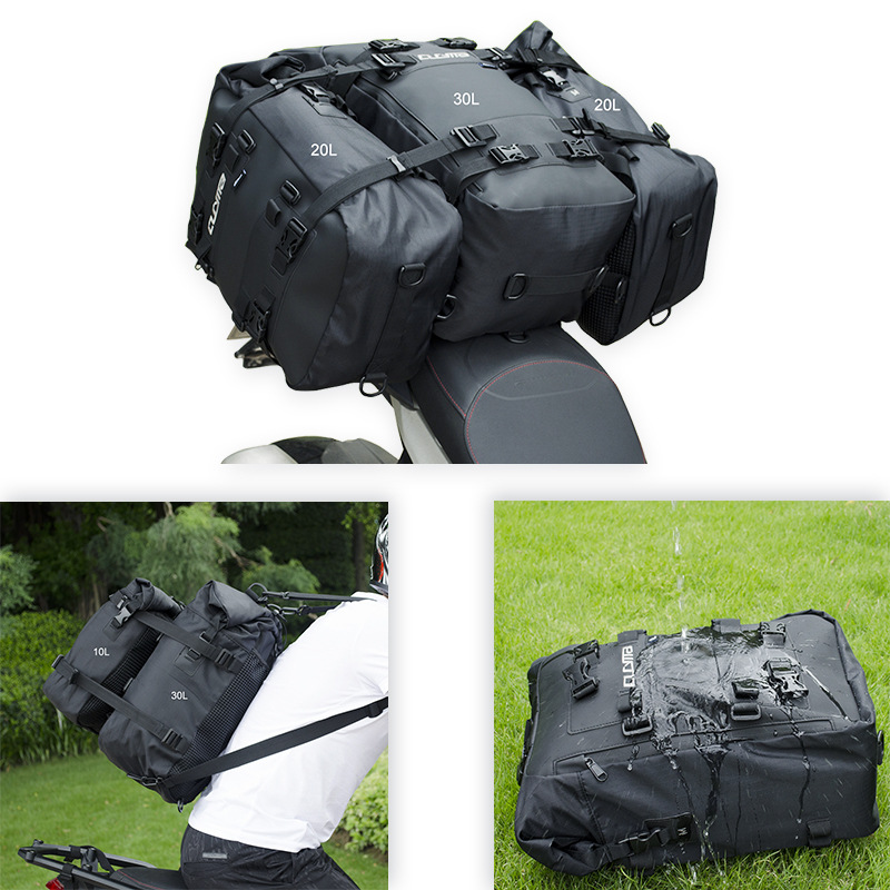 CUCYMA Waterdichte motorrugzak - Motorcycle Tail Bag Waterproof Roll Top recensie en prijs