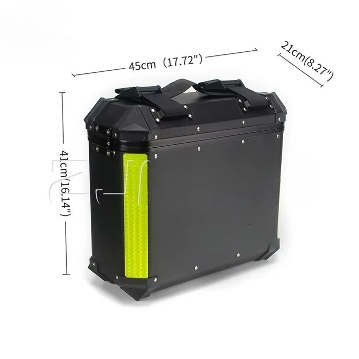 2 stuks aluminium zijtassen, m - Motorcycle Saddlebags Hard Luggage Panniers recensie en prijs