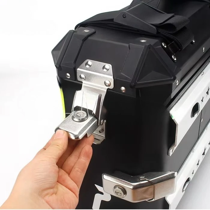 2 stuks aluminium zijtassen, m - Motorcycle Saddlebags Hard Luggage Panniers recensie en prijs