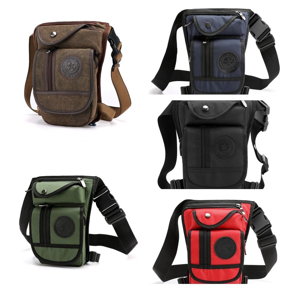 Herentas van canvas, heuptas,  - Motorcycle Leg Bag Drop Thigh Pouch recensie en prijs