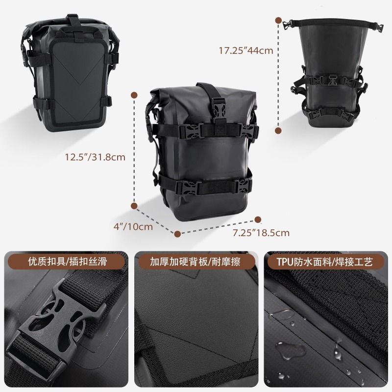 Waterdichte motorfietsvorktas  - Motorcycle Crash Bar Waterproof Dry Bag recensie en prijs