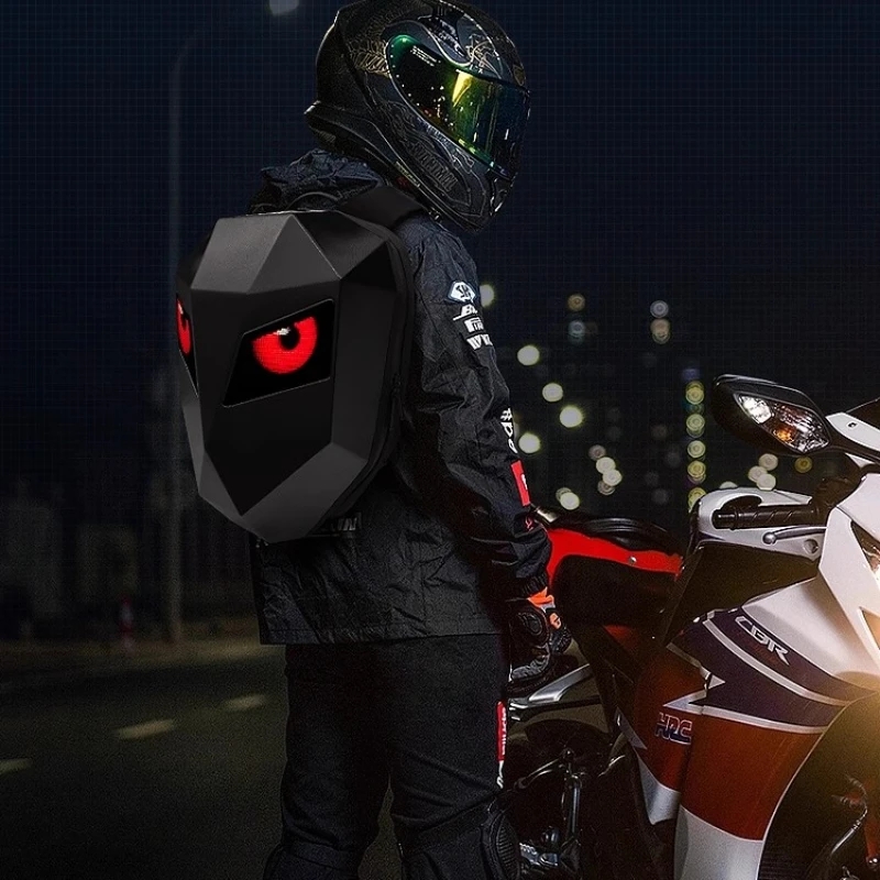 Knight fietsrugzak met oog Mot - Motorcycle Helmet Backpack Waterproof Led recensie en prijs