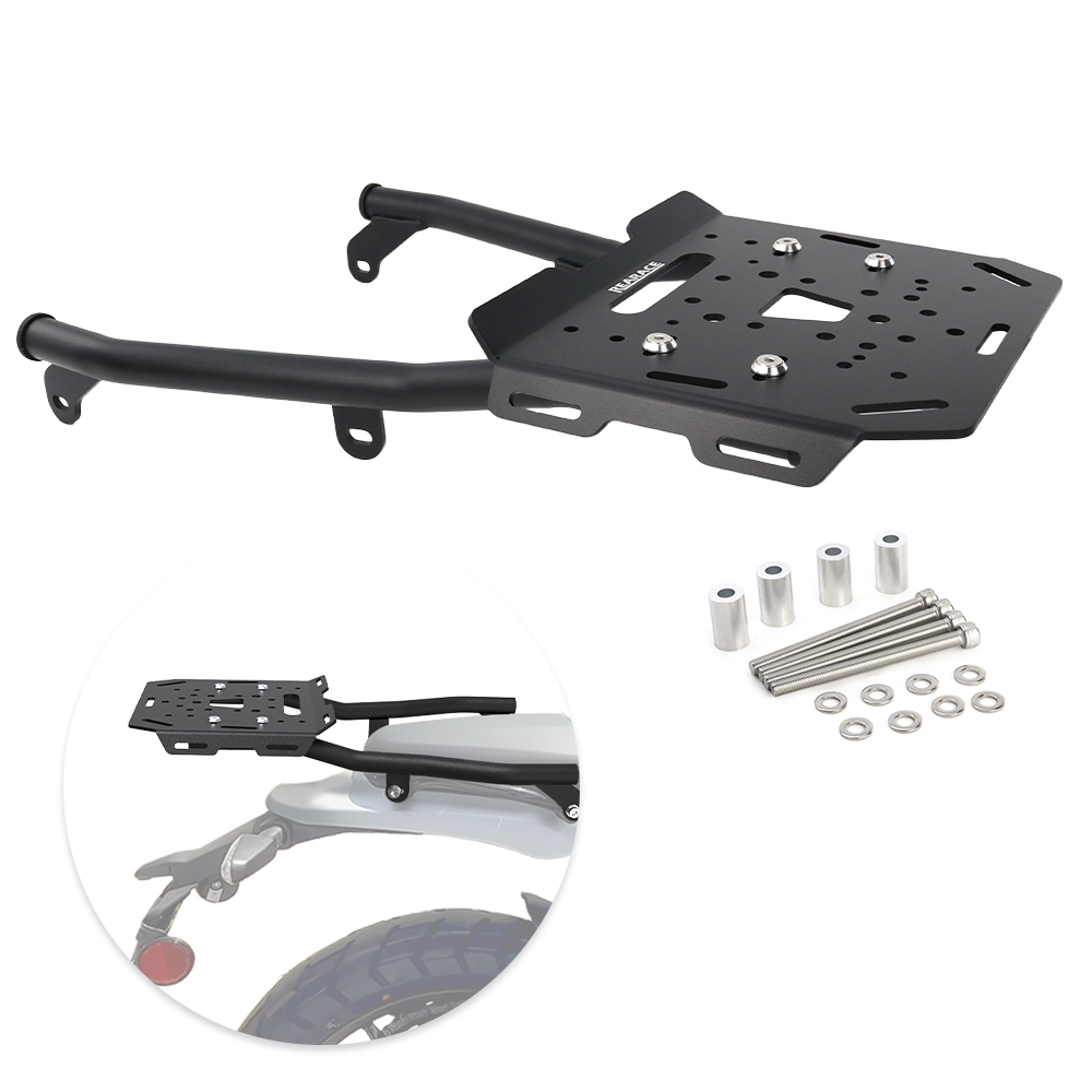 Motorfiets achterbagagerek dra - Motorcycle Luggage Rack Rear Carrier Steel recensie en prijs