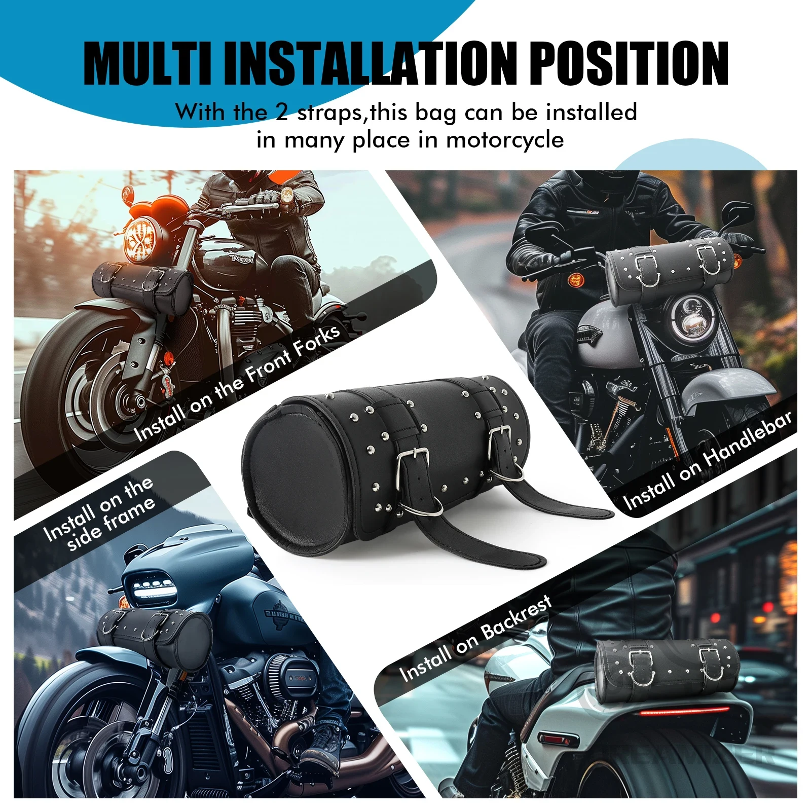 Motorfiets voorvork gereedscha - Waterproof Motorcycle Handlebar Bag Pouch recensie en prijs