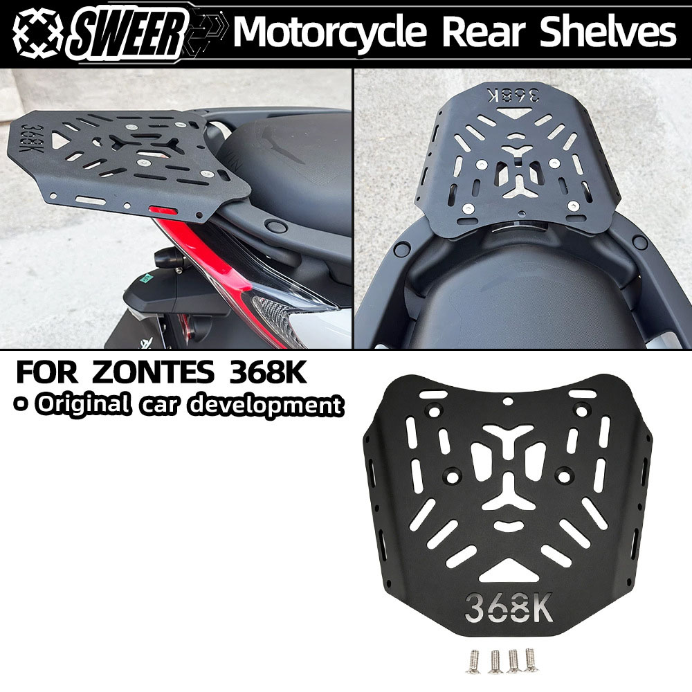 Nieuw product voor ZONTES 368K - Motorcycle Luggage Rack Rear Carrier Steel recensie en prijs