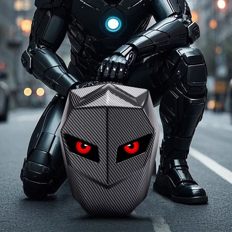 LED Knight Fietsrugzak met mot - Motorcycle Helmet Backpack Waterproof Led recensie en prijs