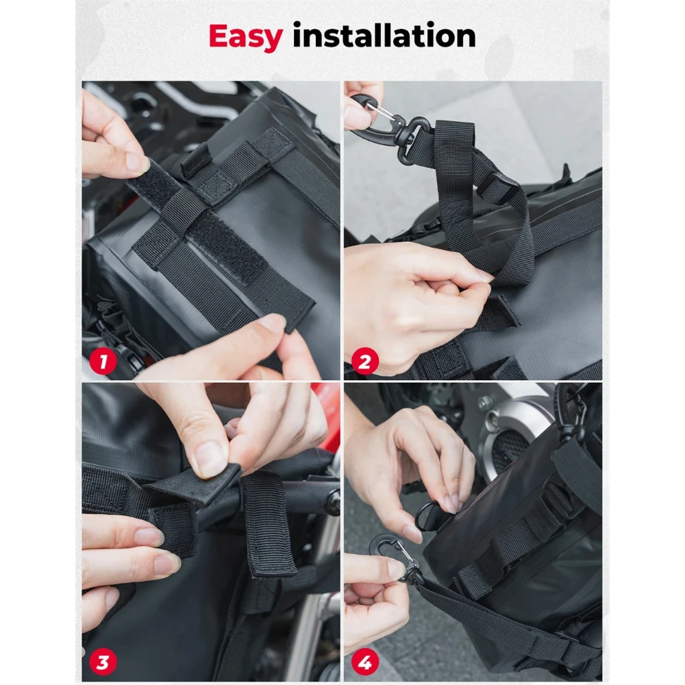 Waterdichte zijtas voor motorf - Motorcycle Crash Bar Waterproof Dry Bag recensie en prijs