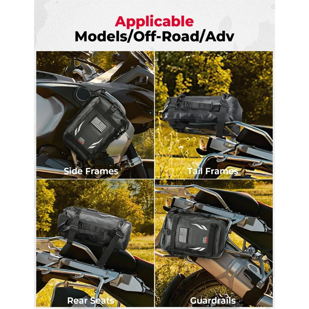 Waterdichte zijtas voor motorf - Motorcycle Crash Bar Waterproof Dry Bag recensie en prijs