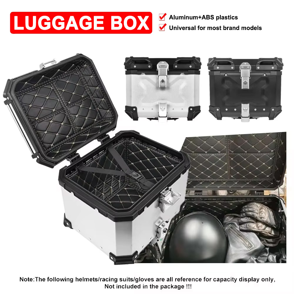 45L 55L 65L Universele Topkoff - Aluminum Top Case Luggage Box 45L 55L recensie en prijs