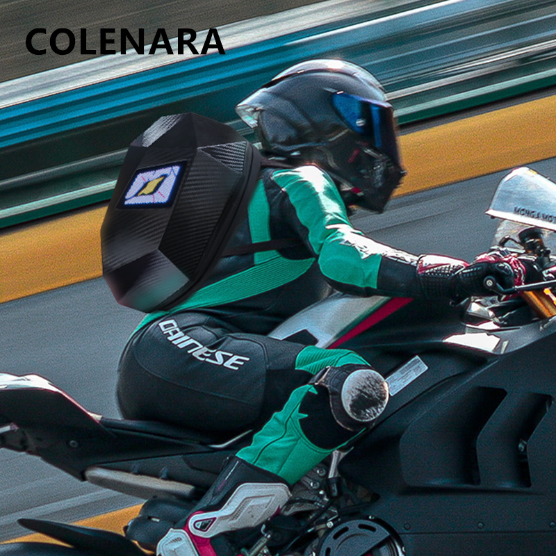 COLENARA waterdichte rugzak AB - Motorcycle Helmet Backpack Waterproof Led recensie en prijs