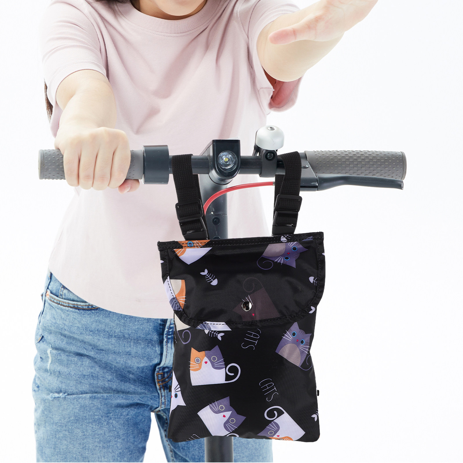 Elektrische fiets voorzak, gro - Waterproof Motorcycle Handlebar Bag Pouch recensie en prijs