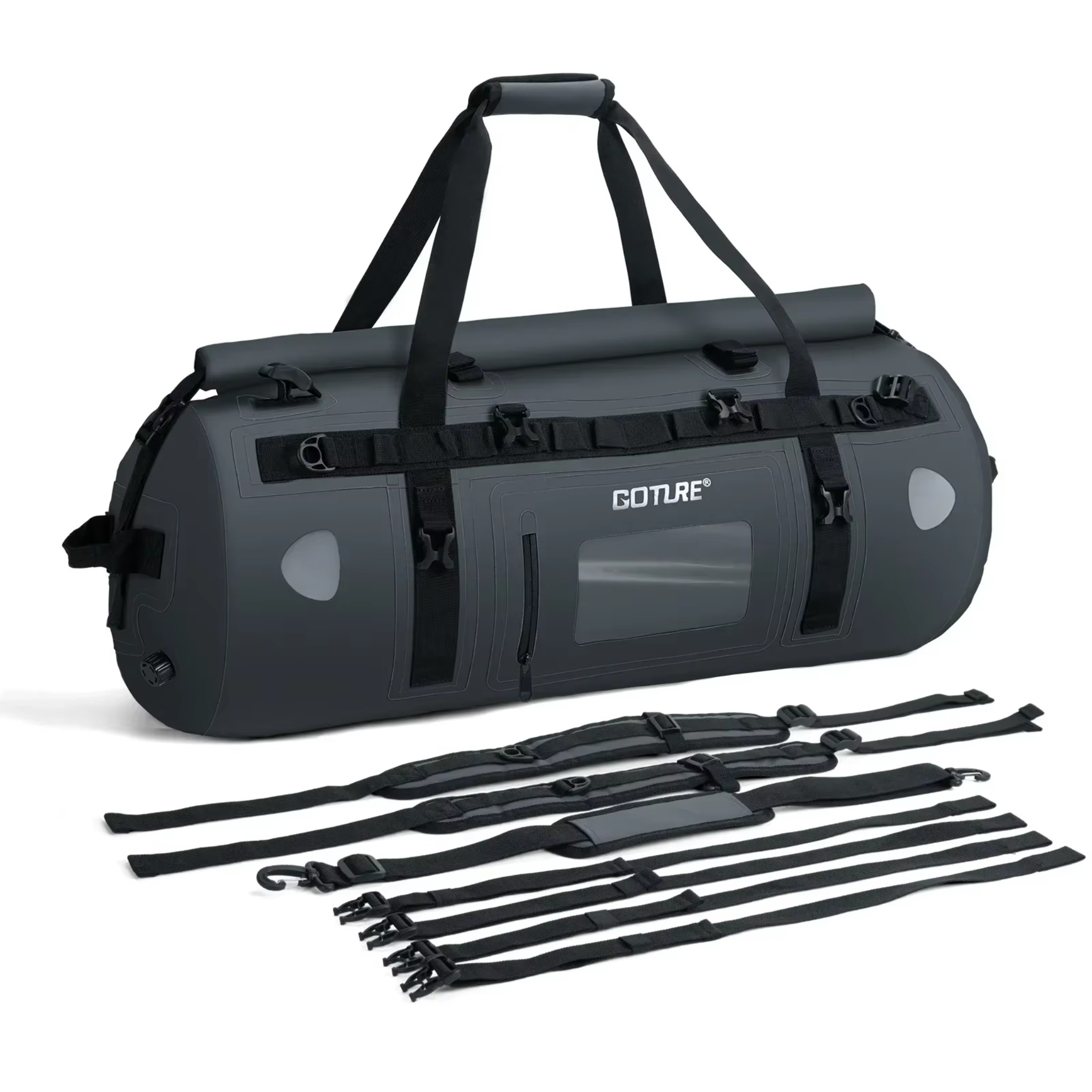 Goture 40/60L waterdichte moto - Motorcycle Tail Bag Waterproof Roll Top recensie en prijs