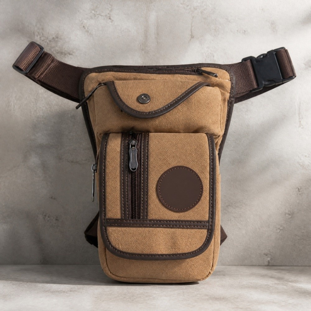 Herentas van canvas, met verst - Motorcycle Leg Bag Drop Thigh Pouch recensie en prijs