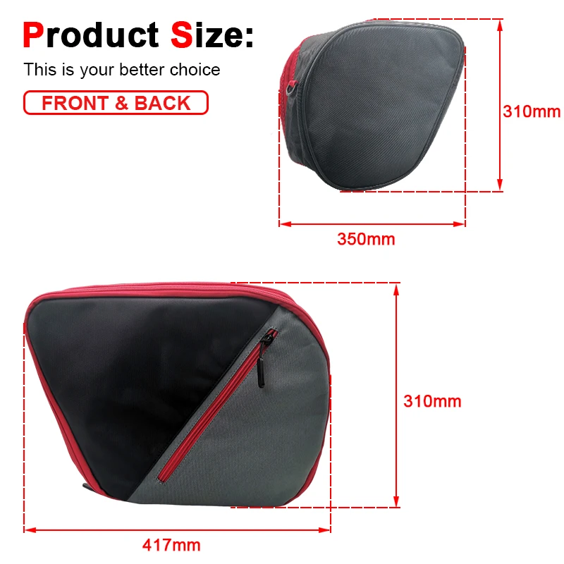 Nieuw Voor Yamaha Tracer 9/900 - Motorcycle Saddlebag Liner Inner Bags recensie en prijs