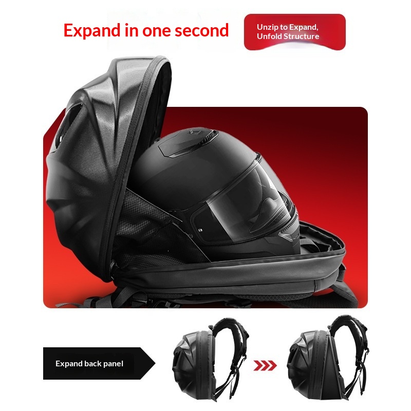 Universele LED-motorrugzak, wa - Motorcycle Helmet Backpack Waterproof Led recensie en prijs