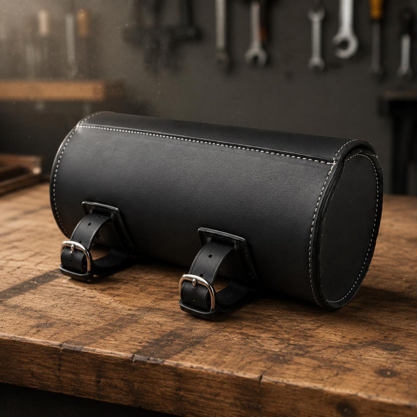 Vintage leren motorfiets tas S - Waterproof Motorcycle Handlebar Bag Pouch recensie en prijs