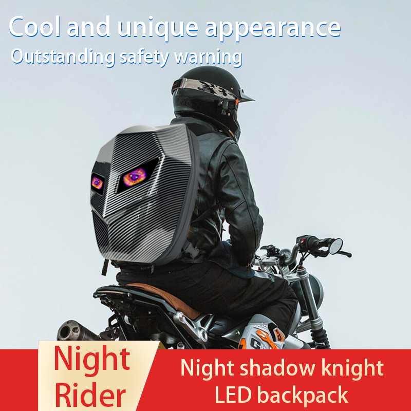 Motorrugzak met LED-ogen heren - Motorcycle Helmet Backpack Waterproof Led recensie en prijs